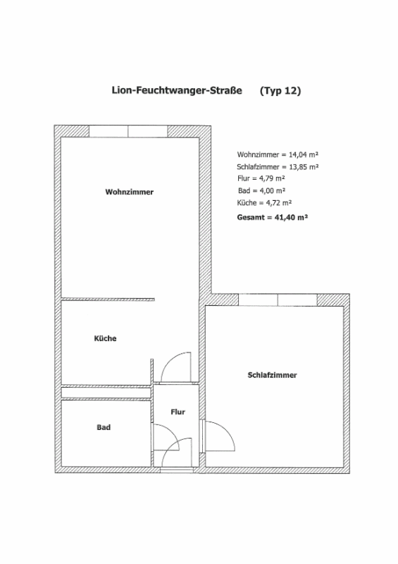 Altersfreundliche renovierte 2-Raumwohnung - Foto 2